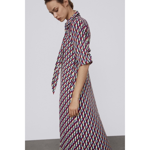 Zara maxi dress with neck ties - Picture 13 of 17